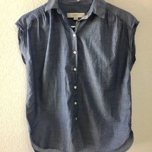 Loft chambray shirt